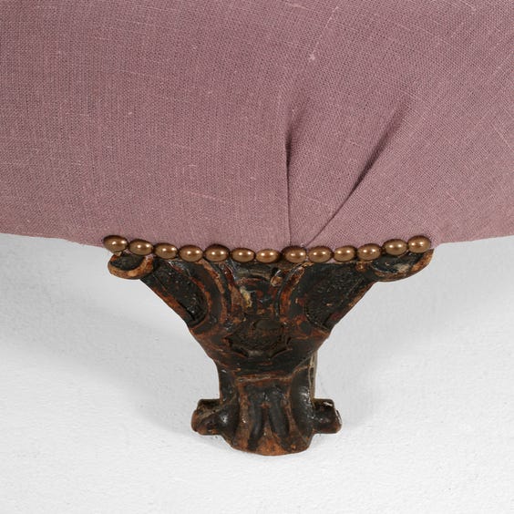image of Victorian scooped buttoned back sofa