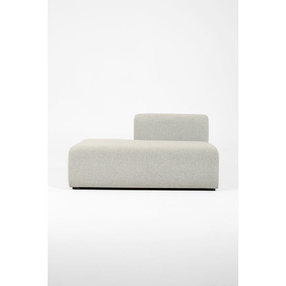 image of Modular modern mags grey chaise lounge section