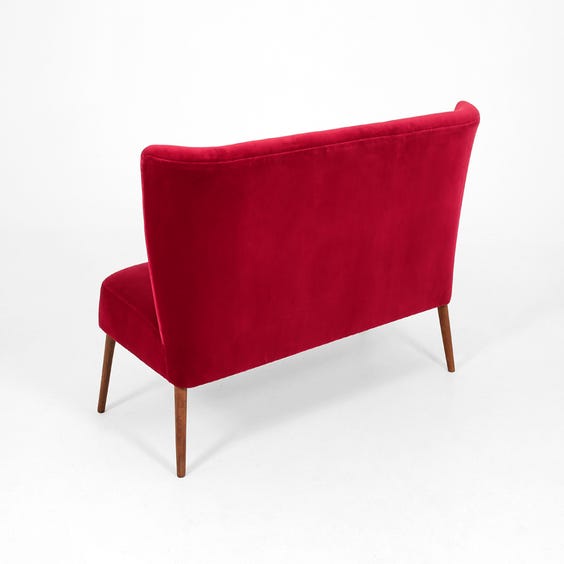 image of Ruby red cocktail sofa