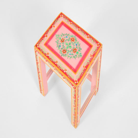 image of Medium pink Moroccan side table