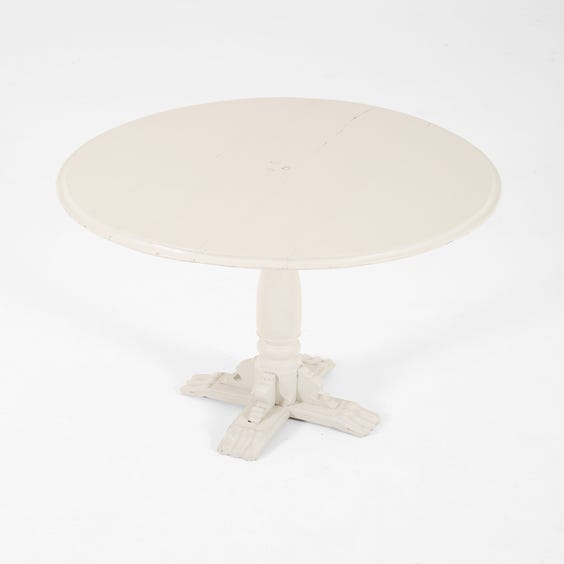 image of Turned pedestal side table