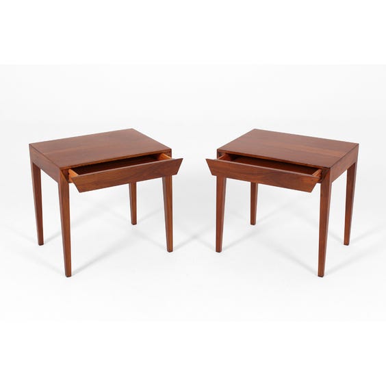 image of Haslev rosewood Danish side table