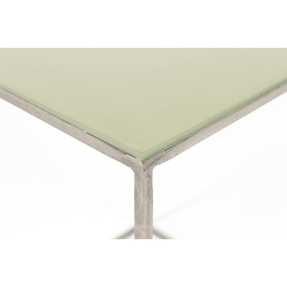image of Pastel jade top side table