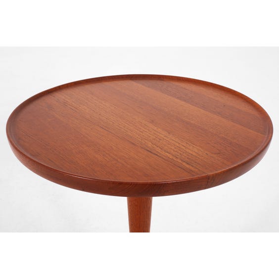 image of Midcentury Danish pedestal side table