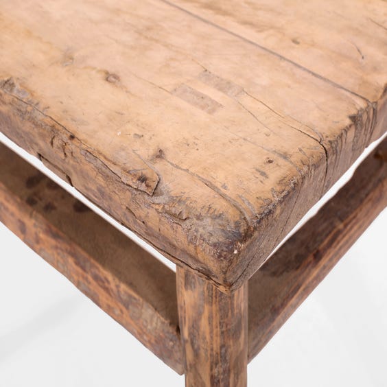 image of Rustic Chinese bleached elm table
