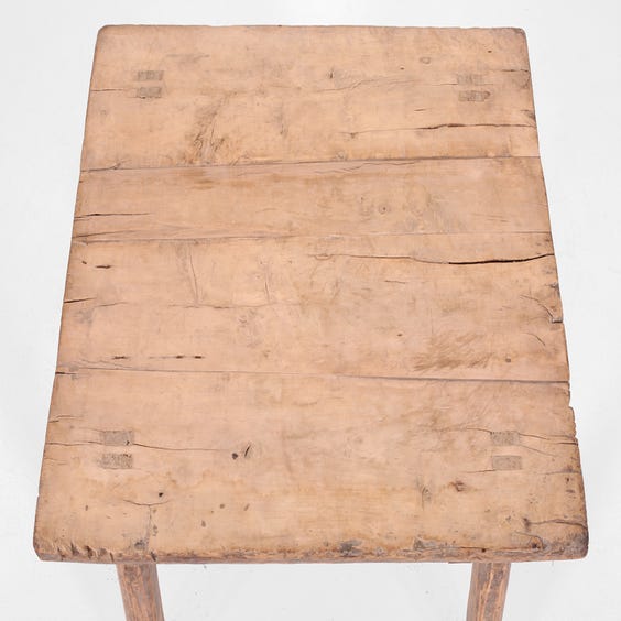 image of Rustic Chinese bleached elm table