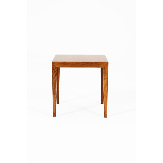 image of Square Danish rosewood side table
