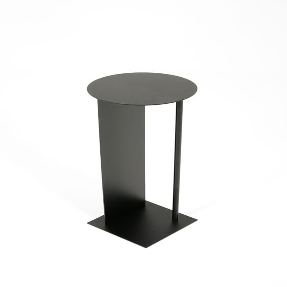 image of Postmodern black plinth table