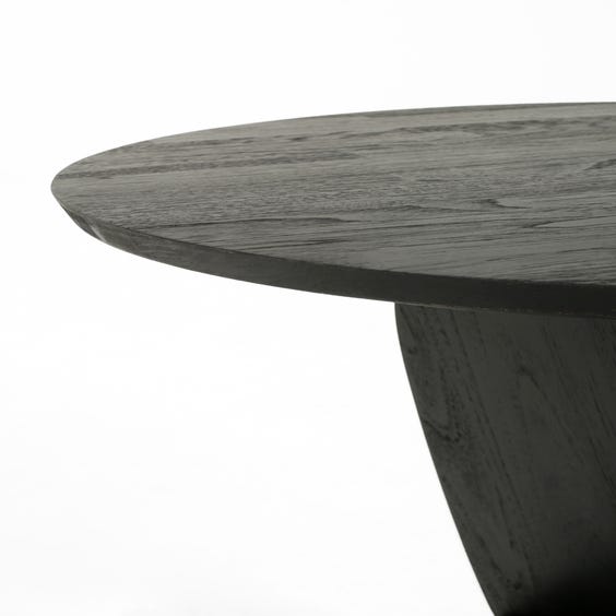 image of Modern ebonised sculptural table