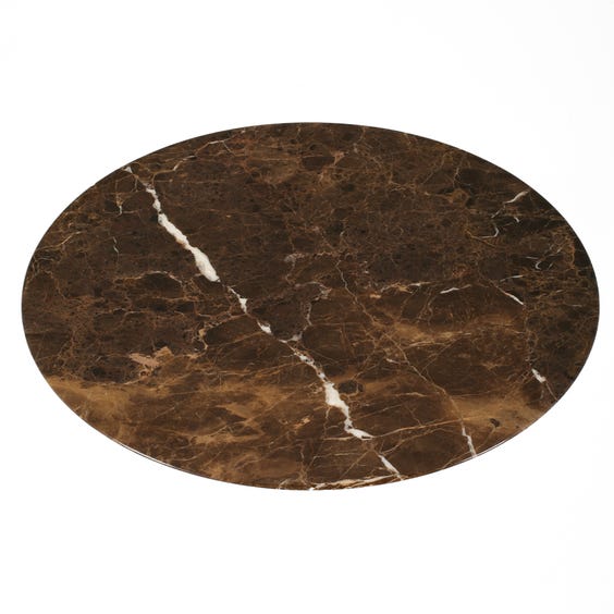 image of Saarinen brown emperador side table