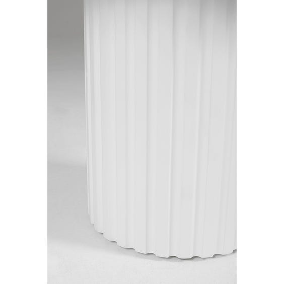 image of Postmodern fluted side table