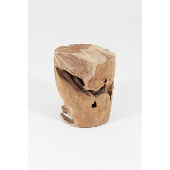 image of  Light wood organic root side table