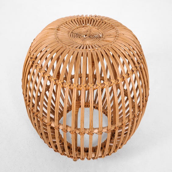 image of Albini cane lobster pot stool