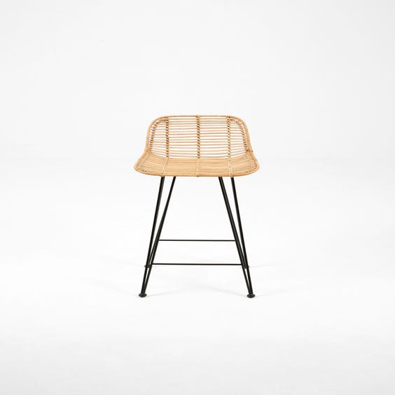 image of Rattan bar stool