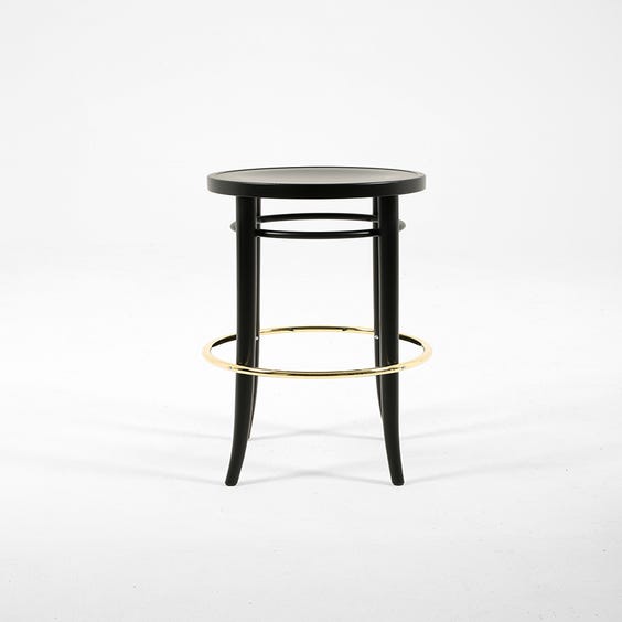 image of Black Thonet bar stool