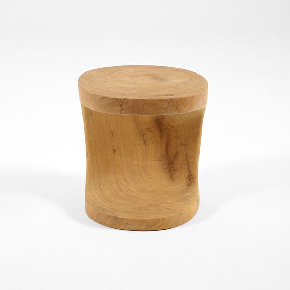 image of Single arch wooden stool