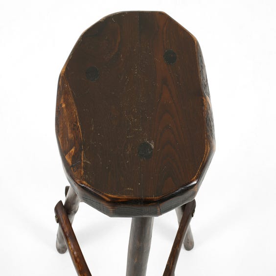 image of Primitive bar stool
