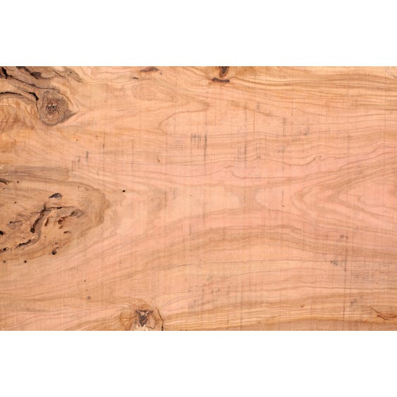 image of Grained olive wood plank surface