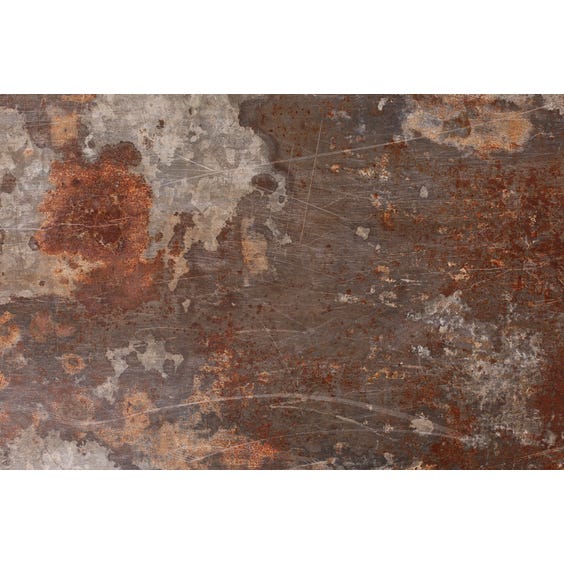 image of Distressed metal rectangular surface