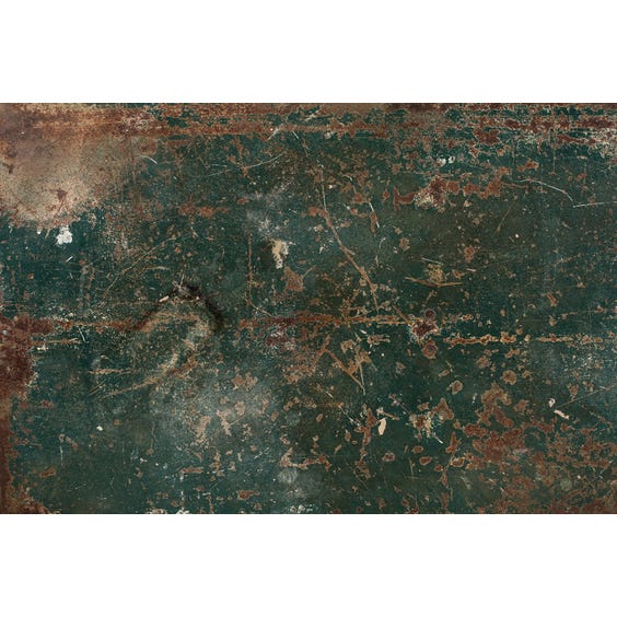 image of Distressed green and rusted surface