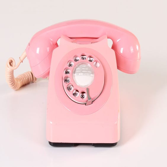 image of Pink period telephone
