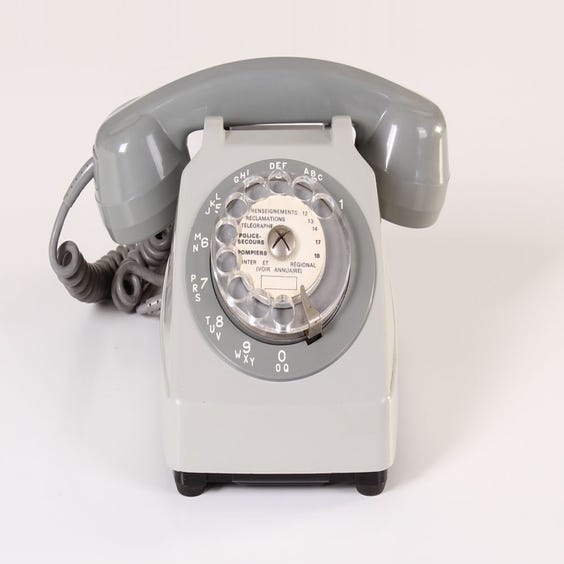 image of Grey period French telephone
