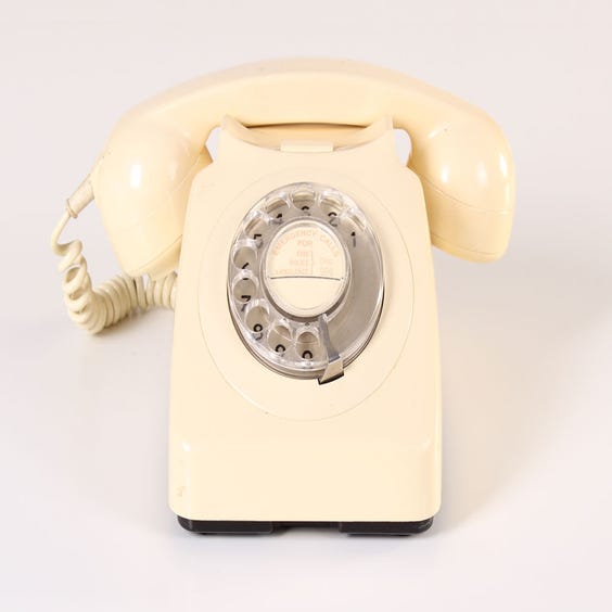 image of Cream period telephone
