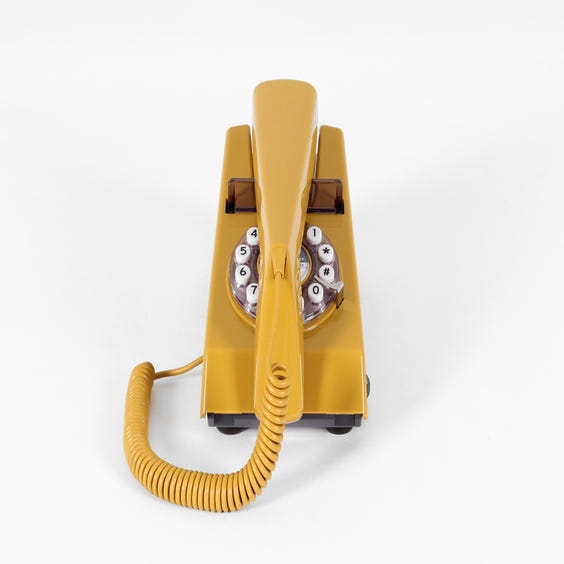 image of Mustard 1970's 'trim phone'