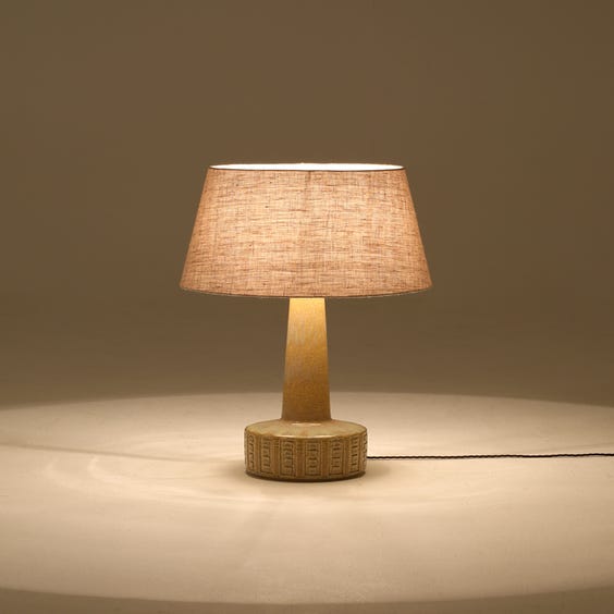 image of Midcentury Palshus stoneware lamp