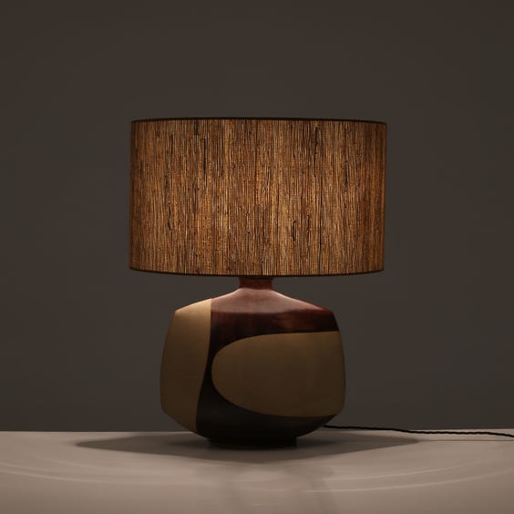 image of Midcentury organic abstract lamp