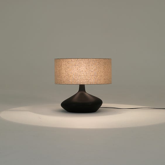 image of Postmodern black asymmetric lamp