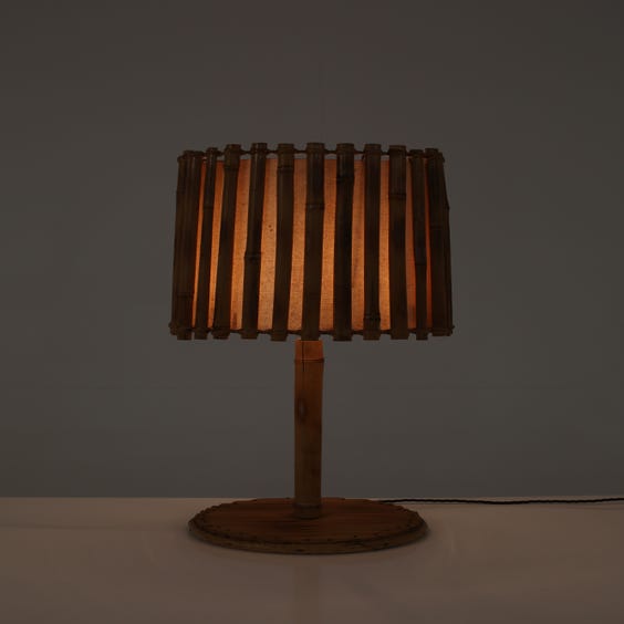 image of Louis Sognot bamboo lamp