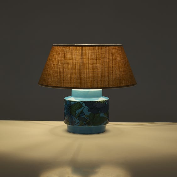 image of Midcentury Surry ceramics wildflower table lamp