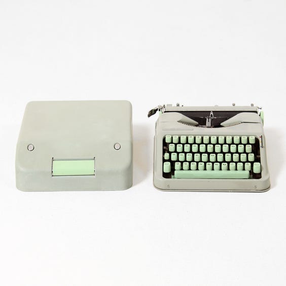 image of Vintage mint Hermes baby typewriter