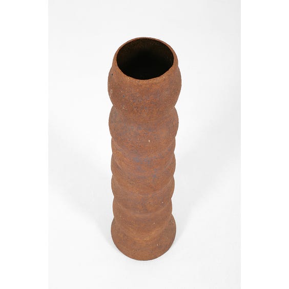 image of Large midcentury bobbin floor vase
